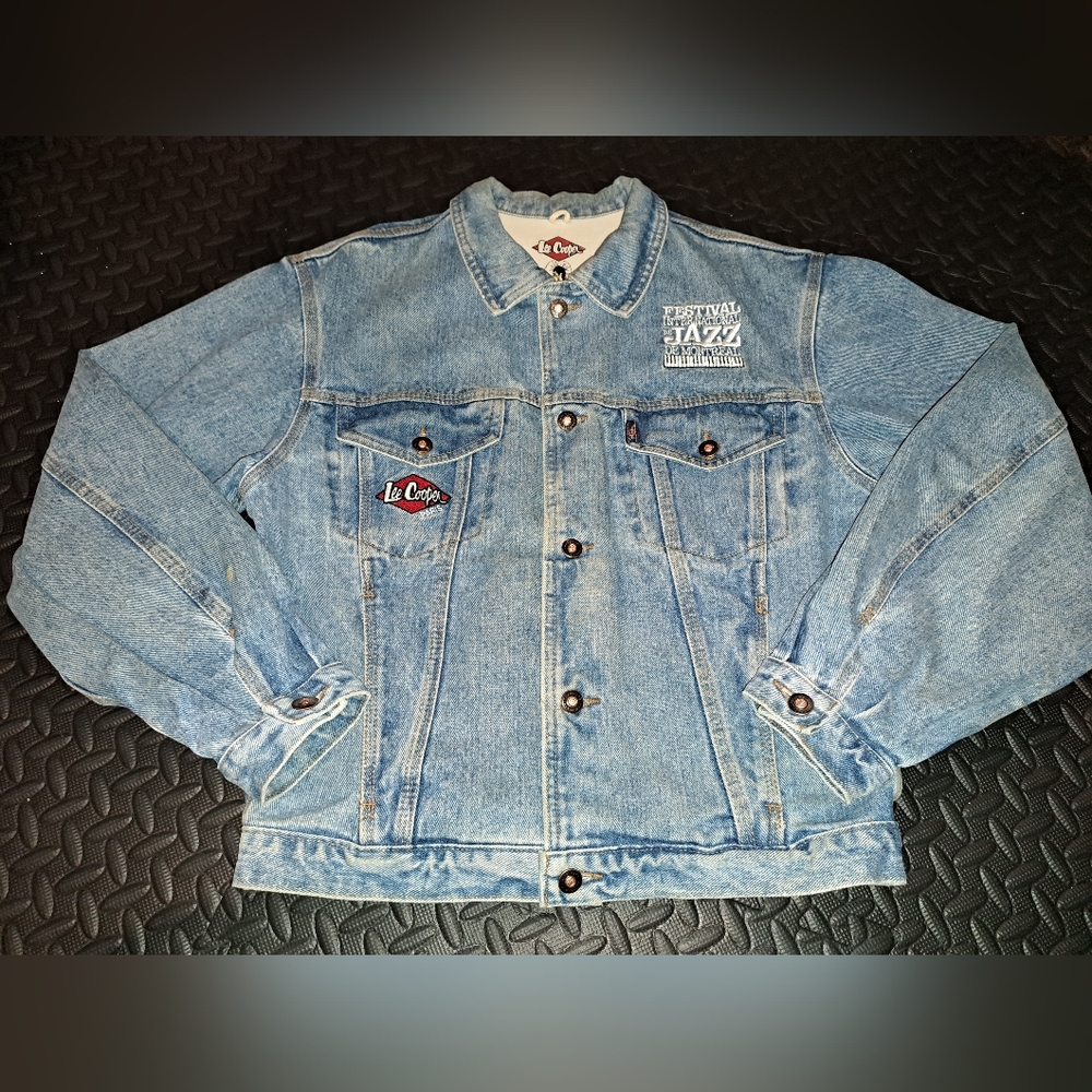 Vintage Lee Cooper Montreal Jazz Festival denim jacket